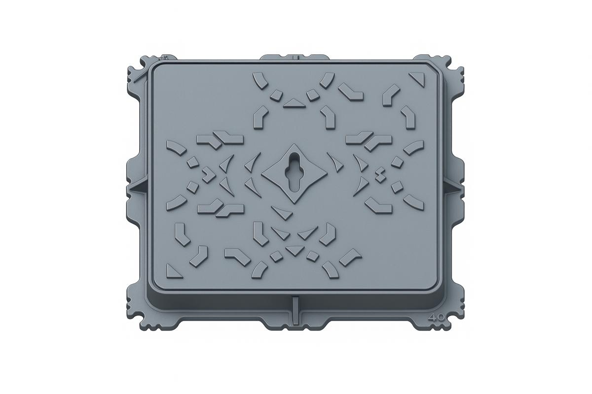 500x500 mm Döküm Kare Kapak