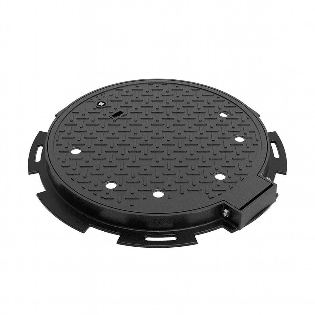 Ø800 mm Döküm Rögar Kapağı / Yağmur Suyu (Delikli)