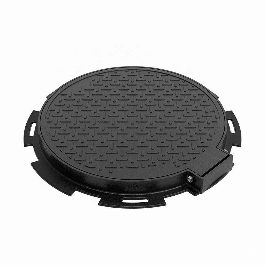 Ø800 mm Döküm Rögar Kapağı / Atıksu (Deliksiz)