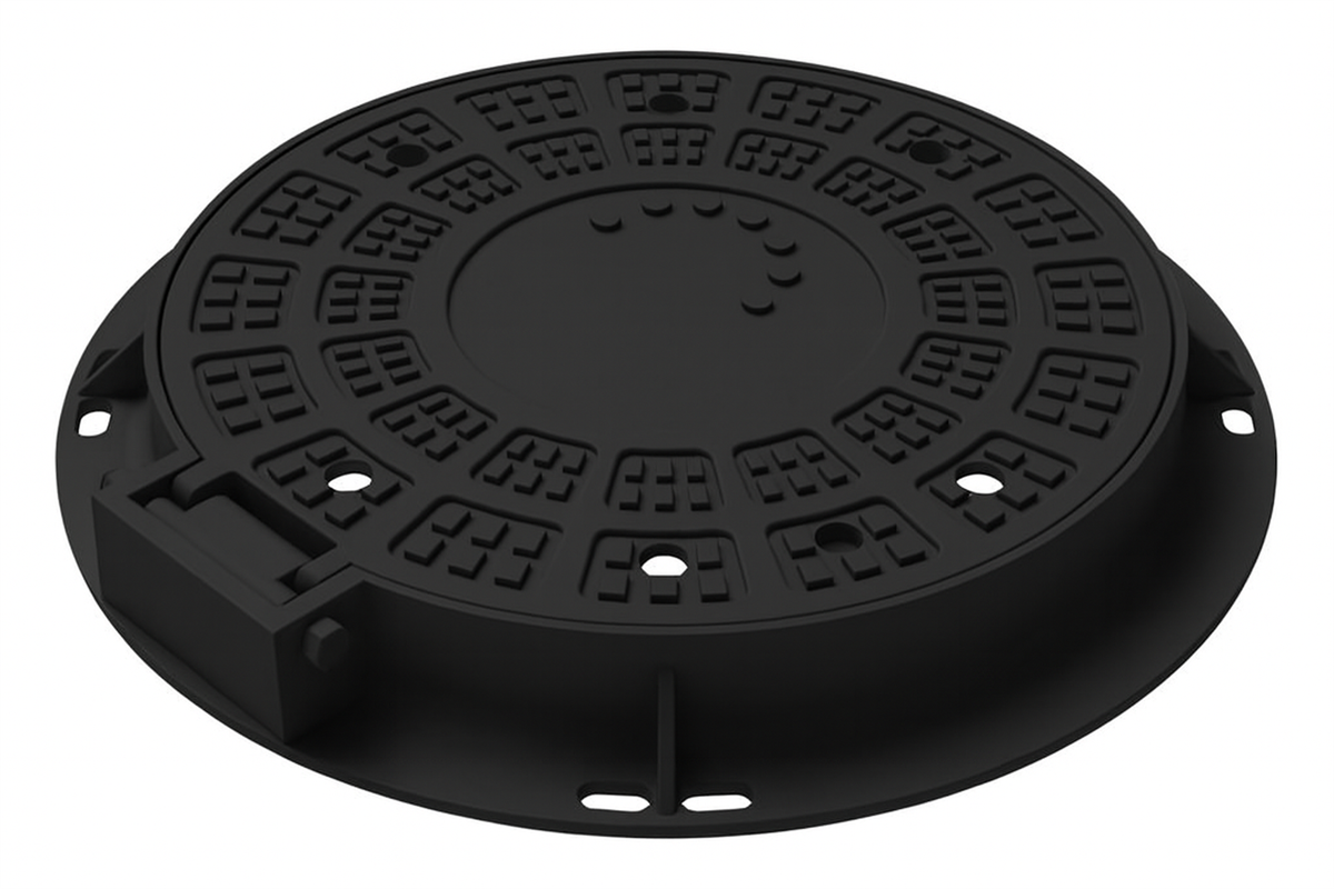 Ø800 mm Döküm Rögar Kapağı / Yağmur Suyu (Delikli)