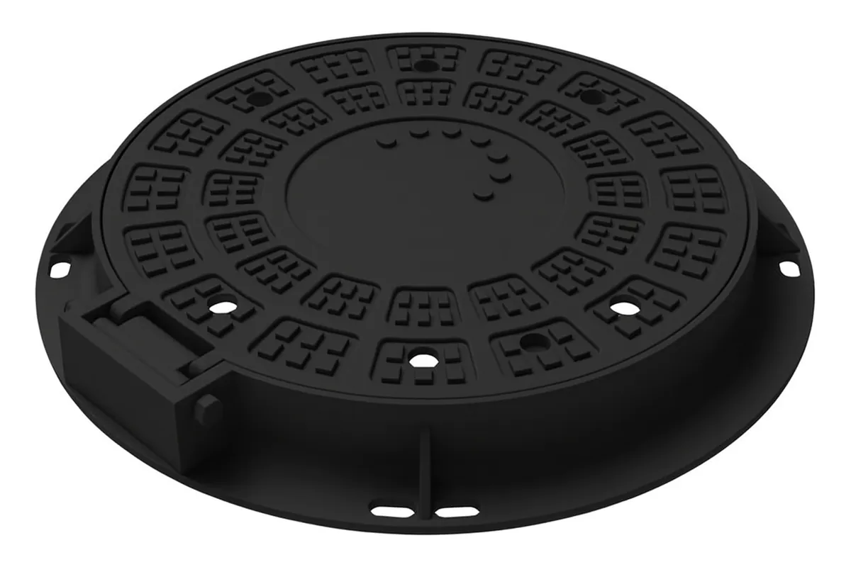 Ø800 mm Döküm Rögar Kapağı / Yağmur Suyu (Delikli)