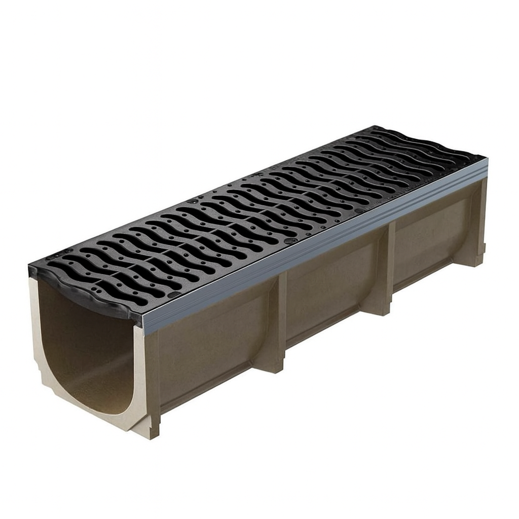 250x1000x125 mm Polimer Drenaj Kanalı