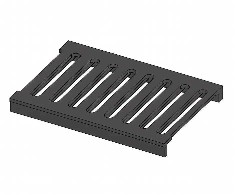 375x500x45 mm Döküm Kanal Izgarası