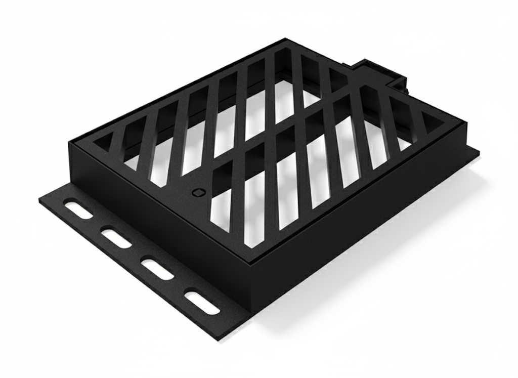 500x700 mm Döküm Çerçeveli Yağmur Suyu Izgarası