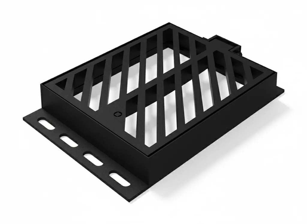 500x700x100 mm Döküm Çerçeveli Yağmur Suyu Izgarası