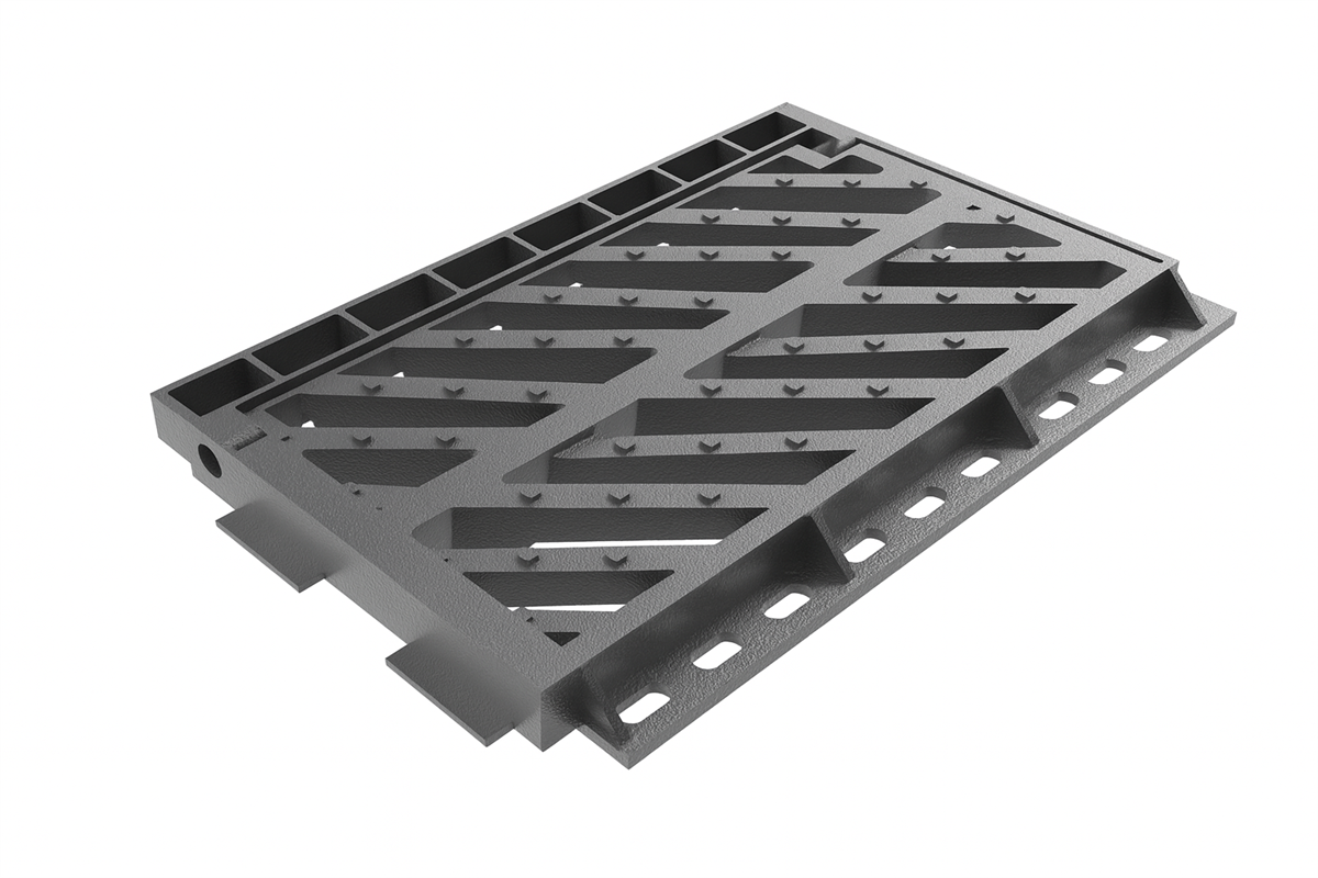 625x400 mm Döküm Çerçeveli Yağmur Suyu Izgarası