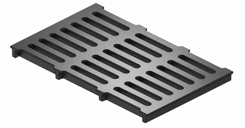 800x500x45 mm Döküm Kanal Izgarası