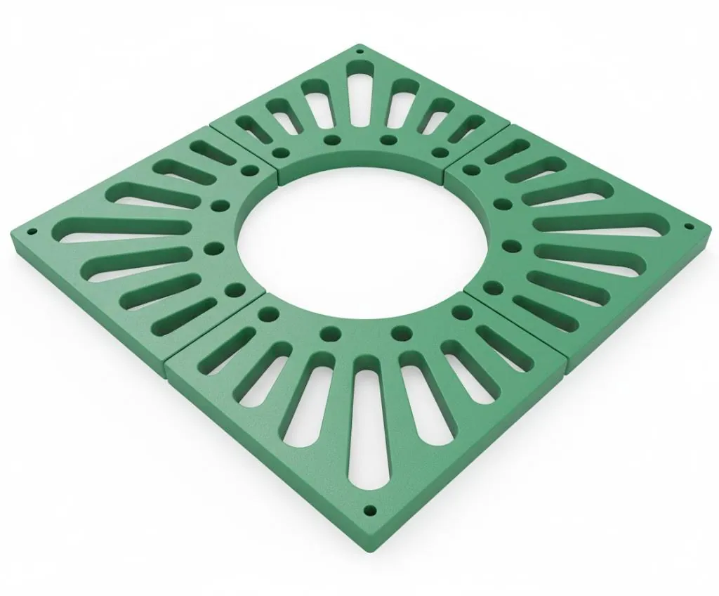 1000x1000x50 mm Kompozit Ağaç Dibi Izgarası