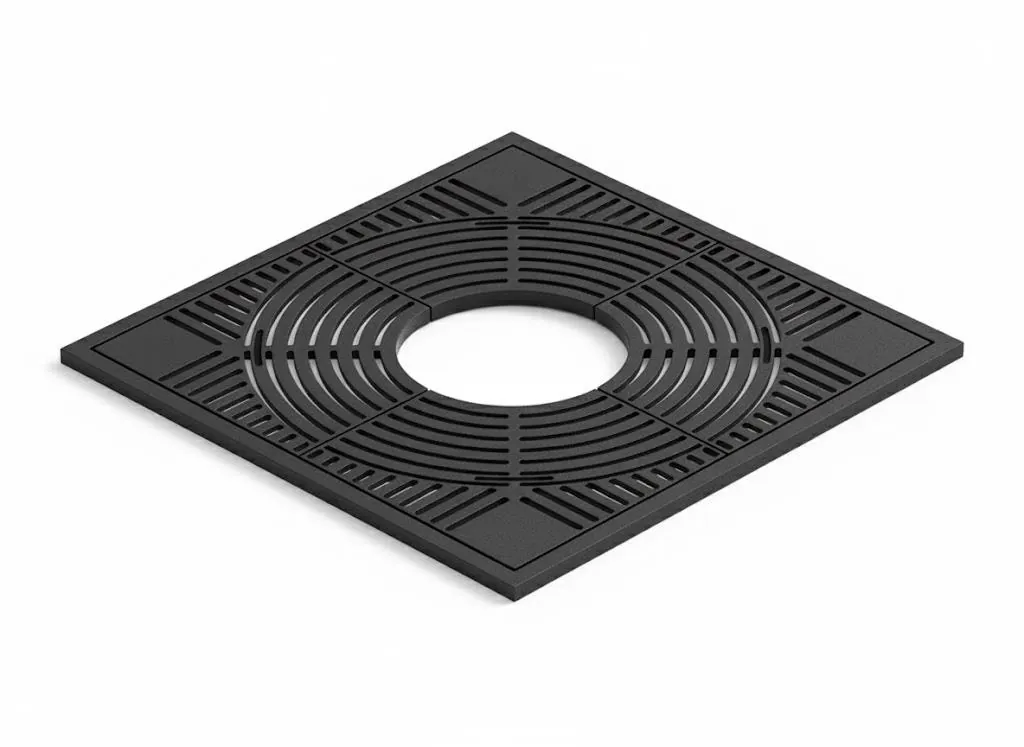 1800x1800x45 mm Döküm Ağaç Dibi Izgarası